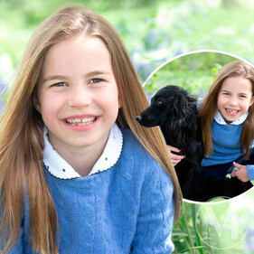 Принцессе Шарлотте 7 лет! Кейт Миддлтон сделала новые фото дочери в обнимку с её любимой собакой